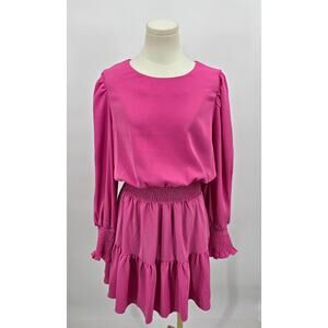 Entro “Powder Puff” Dress – Hot Pink – Size M